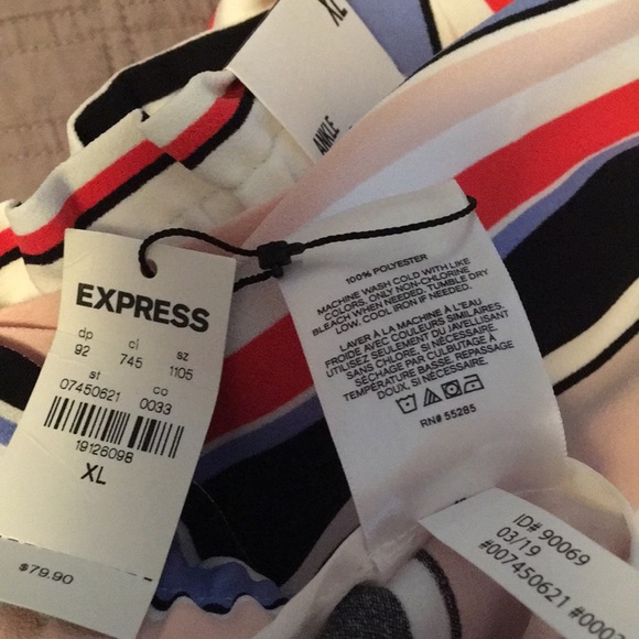 Express Ankle High Rise Pants - Picture 6 of 8